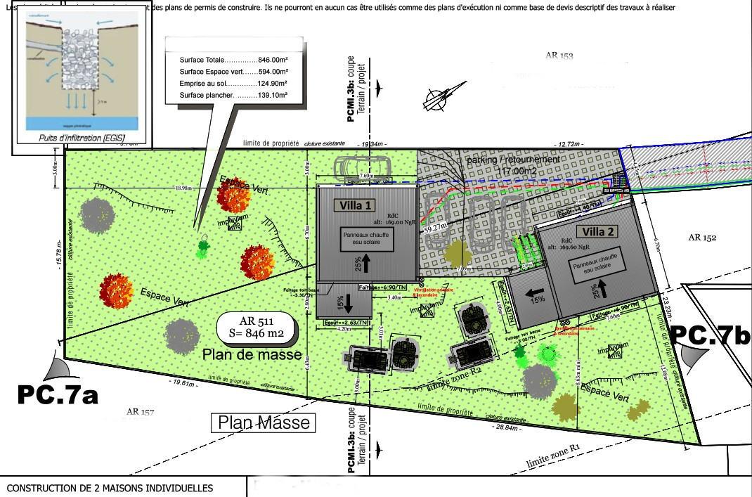 Exemple de construction possible